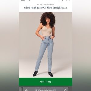 Abercrombie and fitch 23/000 extra short length